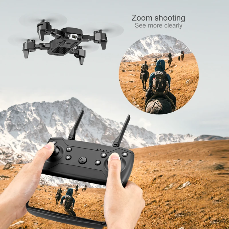 Большой Летающий Wi-Fi fpv двойная радиоуправляемая камера дрона 4k hd видео gps и светодиодное освещение аксессуары для Дронов