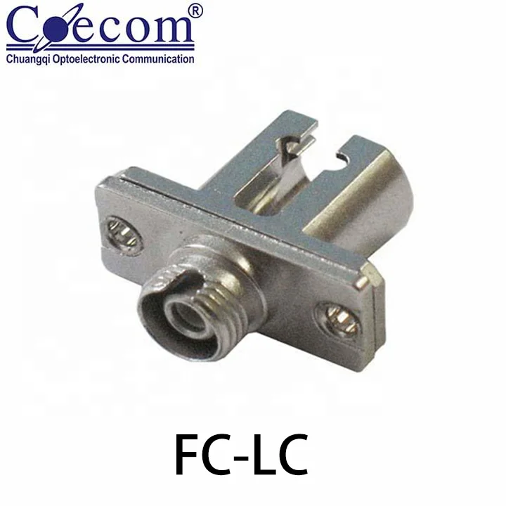 Coecom Factory Wholesale Fiber Adapter LC-FC Fiber Adapter, Simplex Fiber Optic Angel Adapter