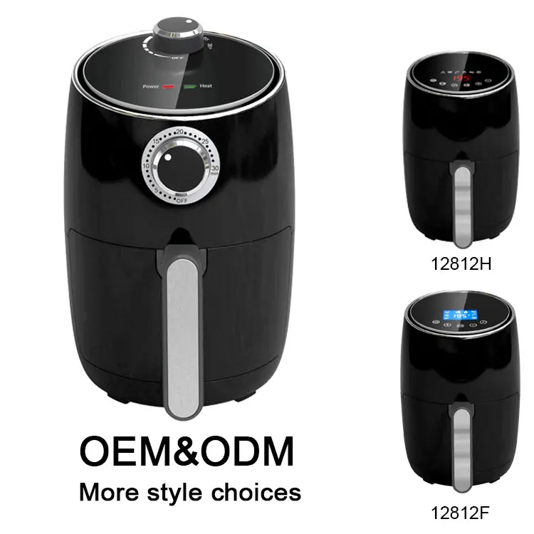 X.J. GROUP 32812 Adjustable Thermostat Control 2L Fryer Oilless Air Fryer