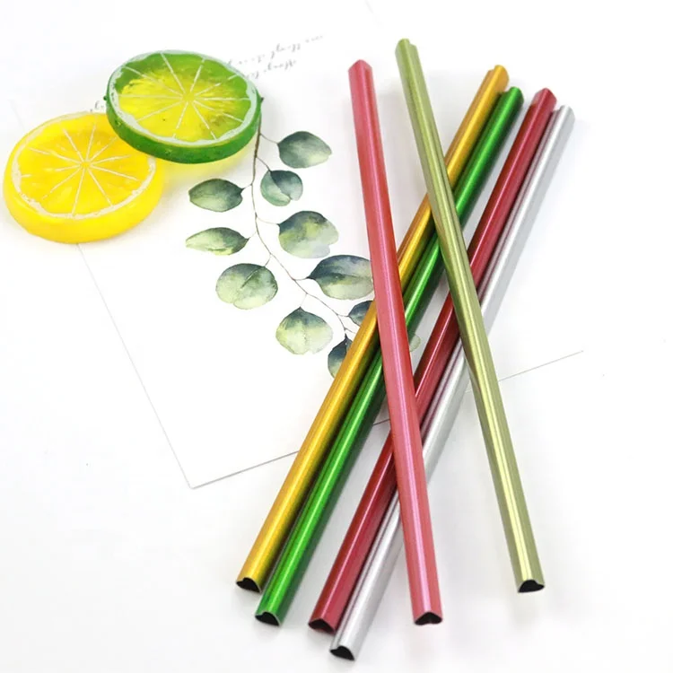 Amazon New Seller Wholesales Eco Friendly Heart Shape Stainless Steel Straw