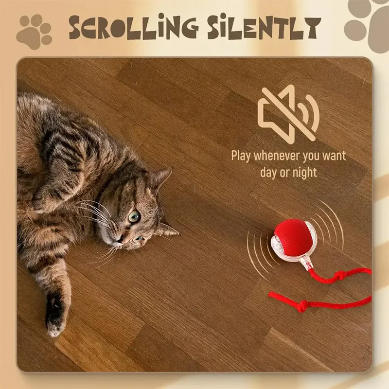 Activate pet toy dog self rolling ball fast rolling pouch atomatic rotating motion rechargeable interactive cat toy ball