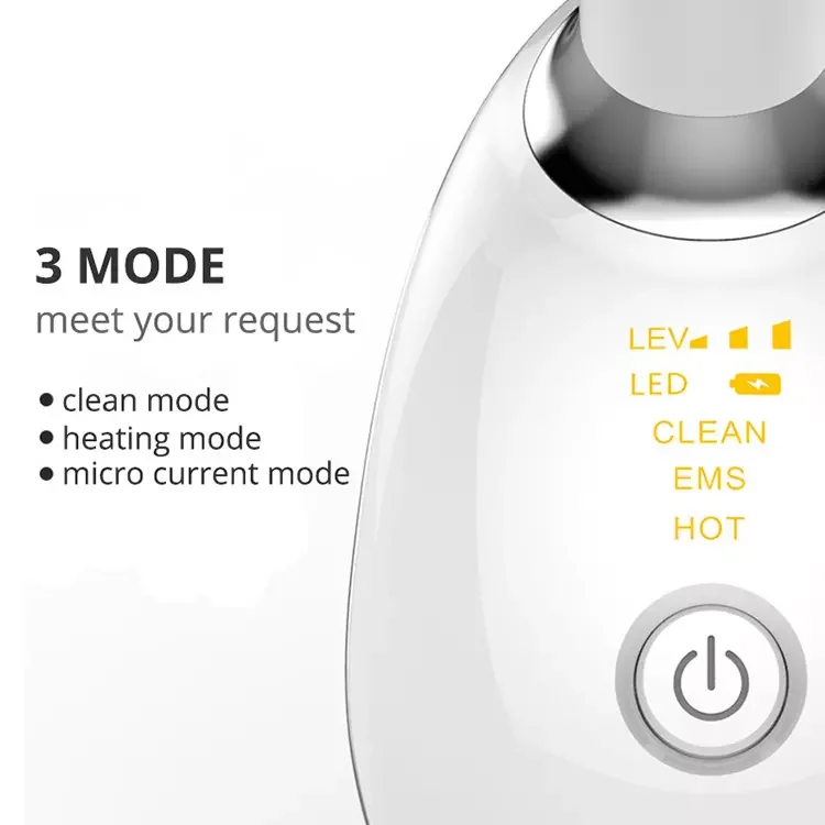 EMS Self heating neck roller massager with heating neck massage Face Massager Vibration Neck Lift