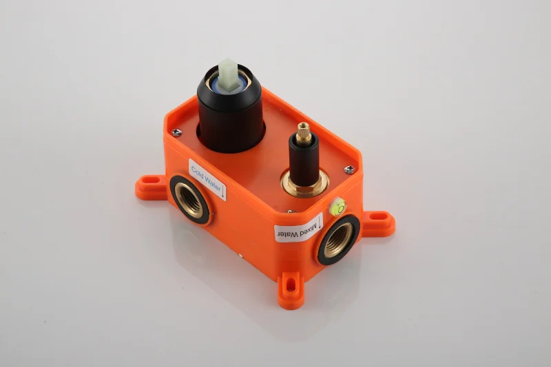 black color brass in-wall bathroom hidden concealed rainfall round bathroom shower set