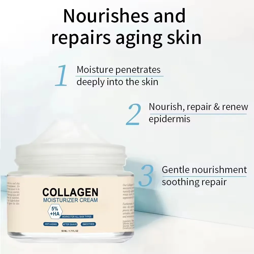Collagen Extract 70% Skin Cream Anti-allergy Anti-Oxidation Anti-Wrinkle Cream Collagen Anti-Aging Face Lift Cream