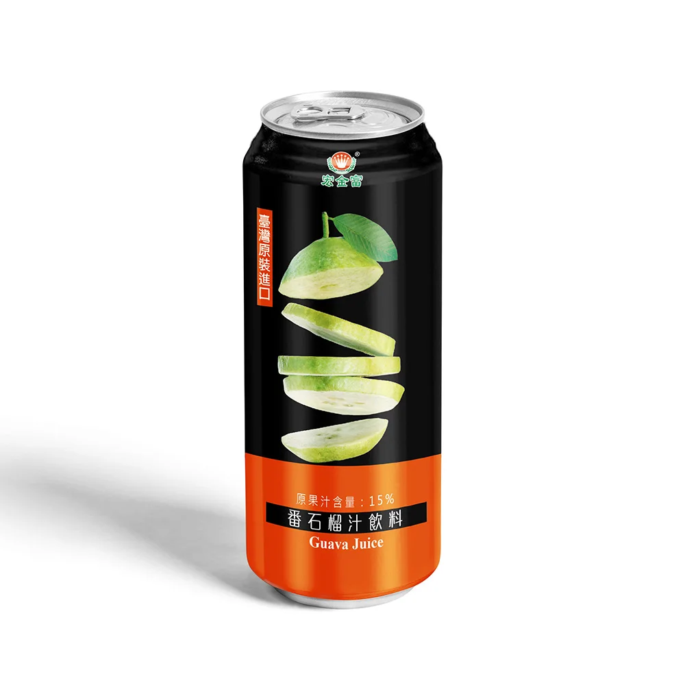 
Сок с ароматом гуавы Hong Jinfu 490 мл, алюминиевая банка 