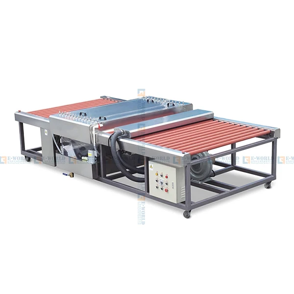 Horizontal glass washing and drying machine/washer and dryer for glass/glass washing and drying equipment