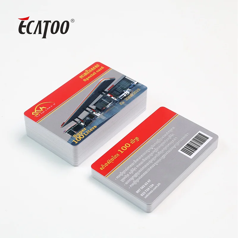 Plastic membership card with QR code or  Barcode  club vip card