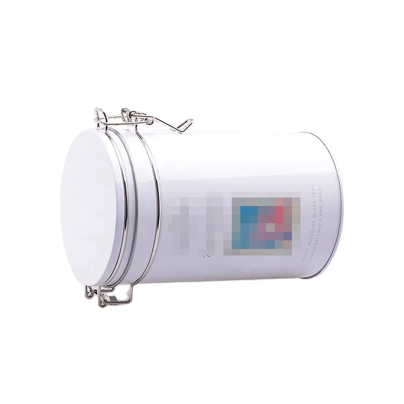 Hot sale metal tea tin containers custom printed tea storage tin can wholesale