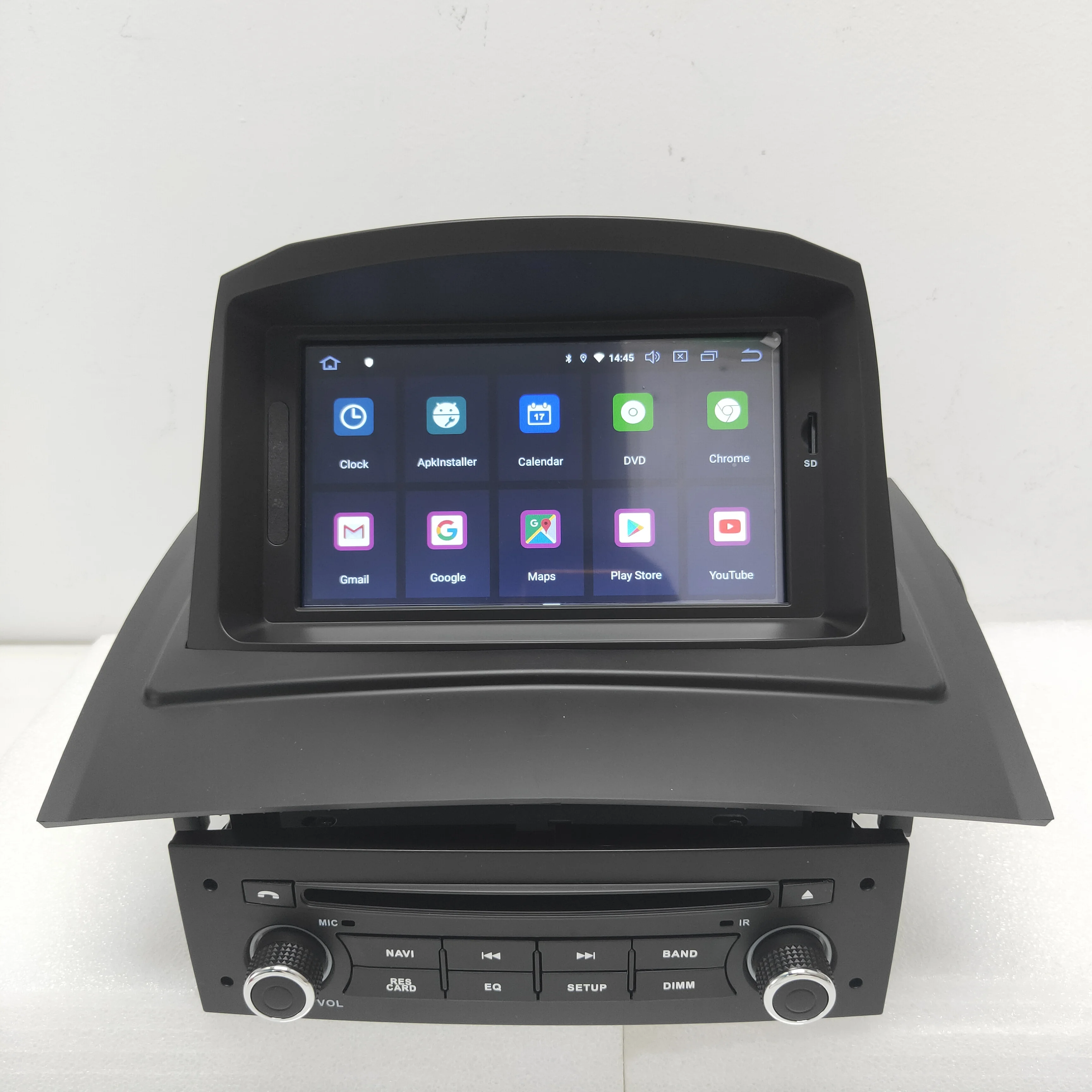 Newnavi Android 10 Touch screen car stereo 2 din car dvd gps navigation system for renault megane II 2/Fluence 2002-2008