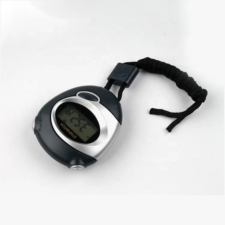 Customized logo portable plastic single cahannel memory digital stopwatch