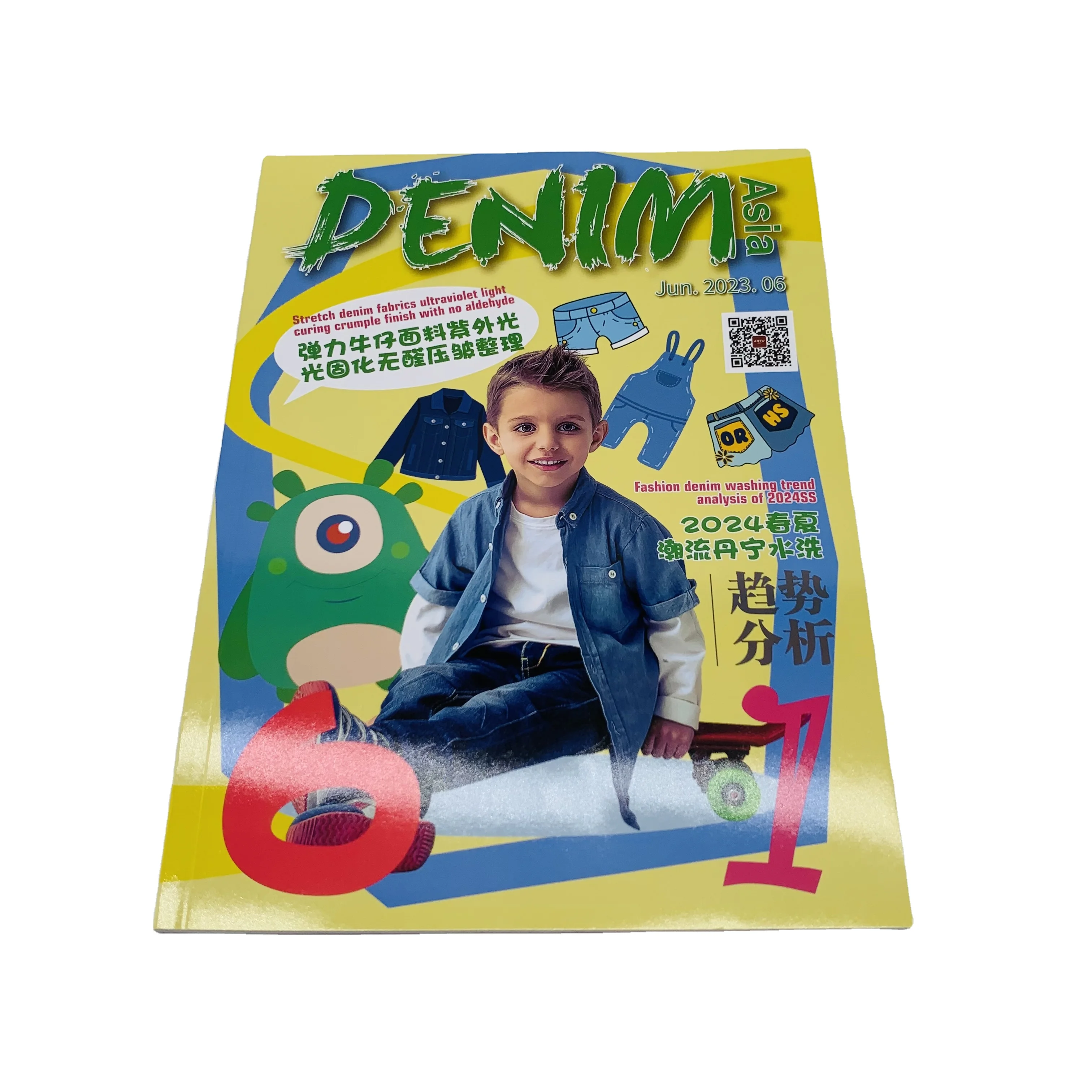 SM-YB550 customized high quality book printing service for fashion magazine full color journal