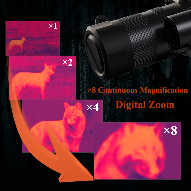 FHD-3-35-LRF Factory Direct Price Thermal Imaging Camera 384x288 35mm Focal Length 50fps Night Vision Monocular Optics