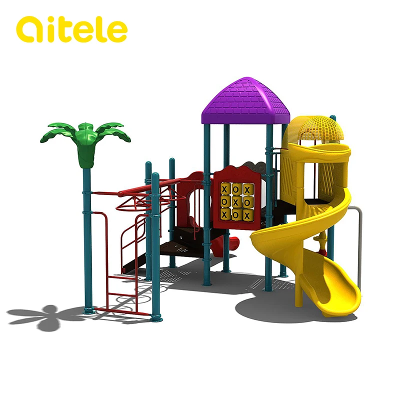 Great Quality Outdoor Plastic Jungle Gyms Nature Playground