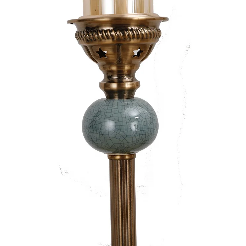 Antique Style Table Centerpiece Candle Holder Candelabra Tall Metal Candlestick