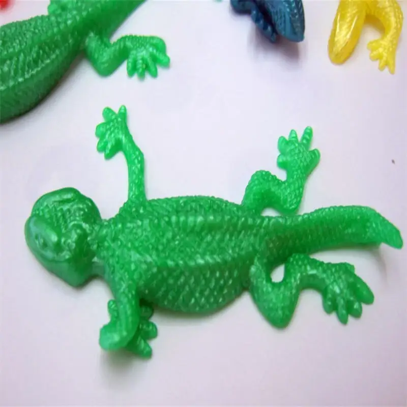 TPR Material Sticky Animals lizard Toys Soft pvc Sticky Jelly Novelty Funny Toys for Kids