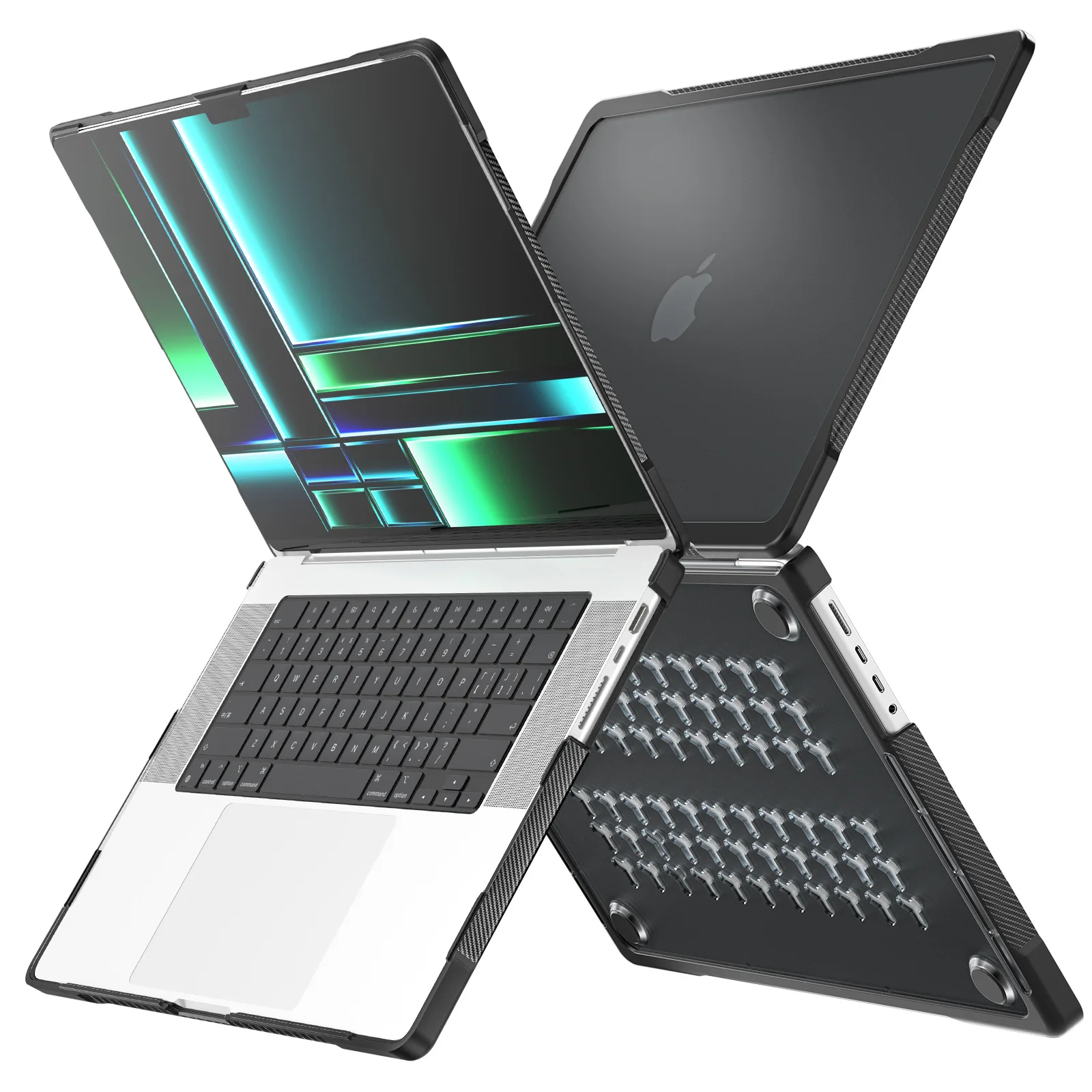 Новый 2024 M1 A2442 чехол 2023 M2 A2779 черный для ноутбука кожаный MacBook Pro 14