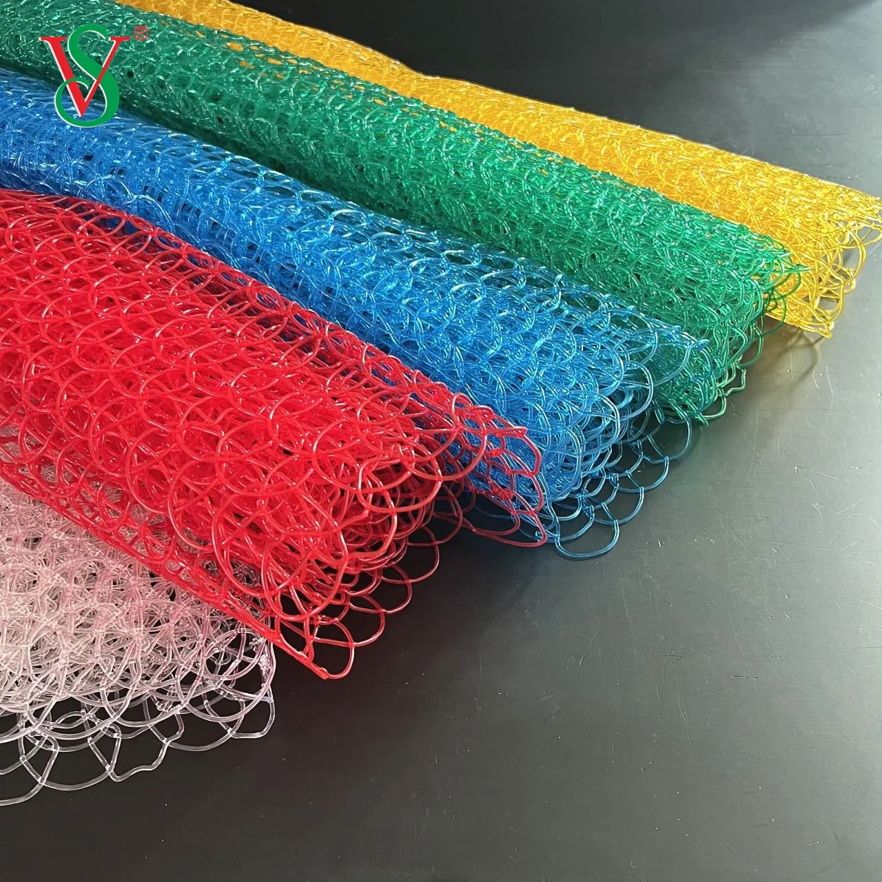 Waterproof UV Resistance Christmas Decoration Motif Lights Materials PVC Mesh Net Carpet