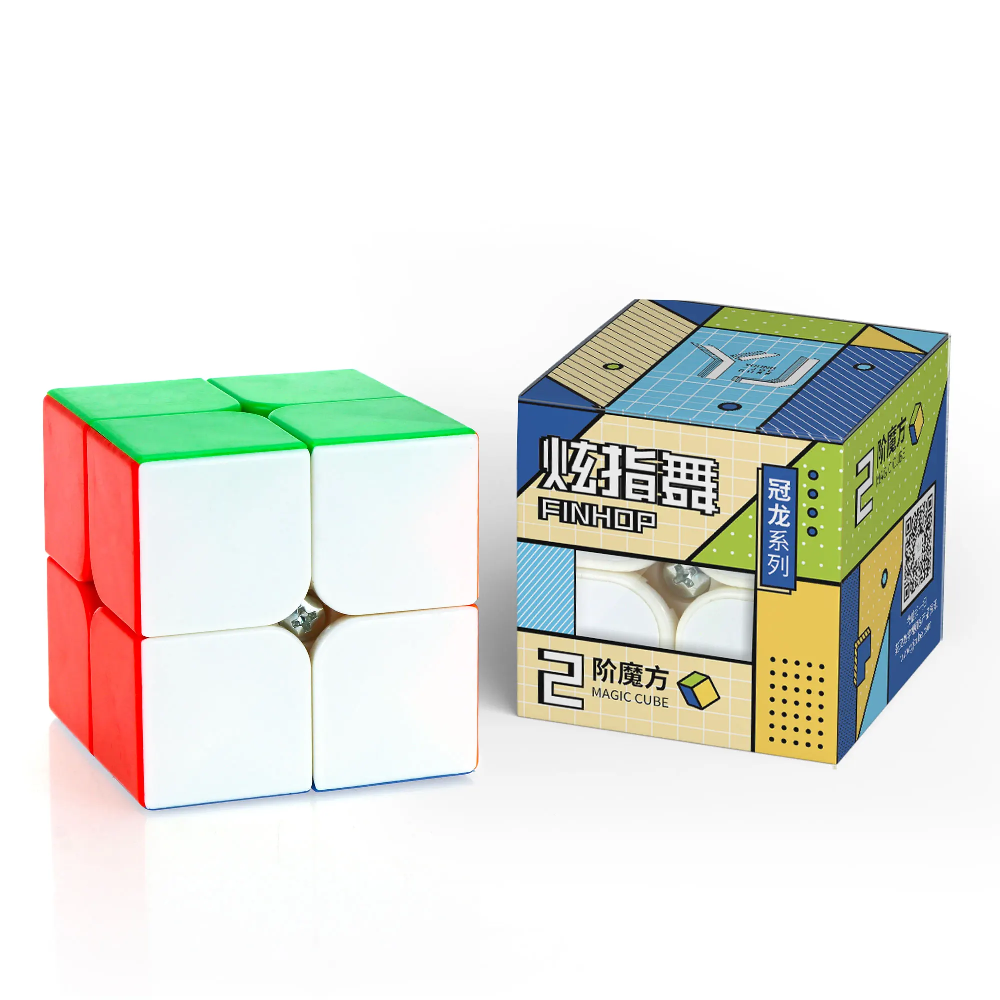 Yongjun YJ Топ продаж индивидуальные развивающие игрушки Ruipo 2x2x2 волшебный куб-головоломка второго порядка