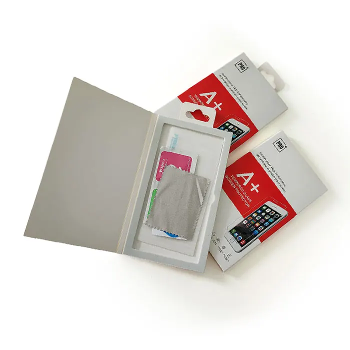 Protective Film Box Screen Protector Packaging Box Glass Screen Protector Paper Packaging Screen Protective Film Packaging Box