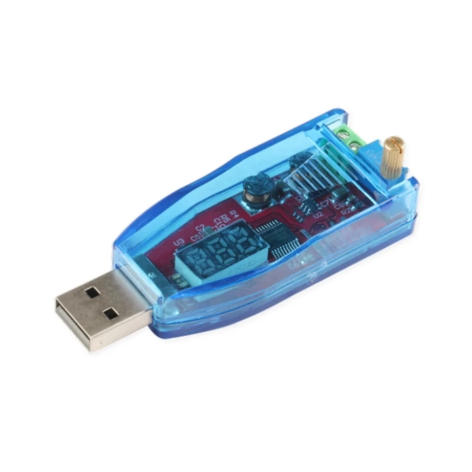 DC-DC USB Adjustable Step Up Down Power Supply Module Boost Buck Converter DC 5V to 3.3V 9V 12V 24V ZK-DP