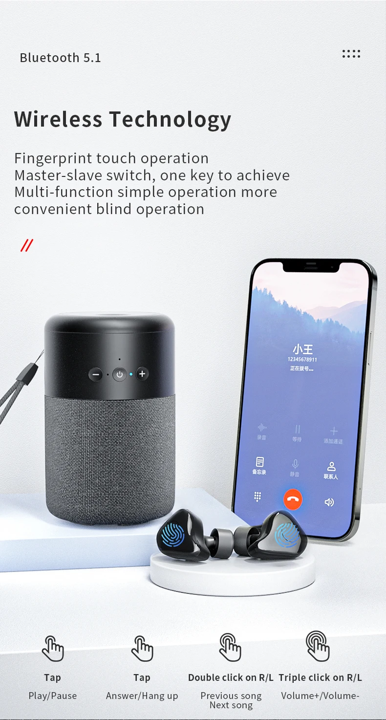 Multifunctional Micro Earphone Speaker NEW10mm Earphone Speaker And Earphone 2 in 1