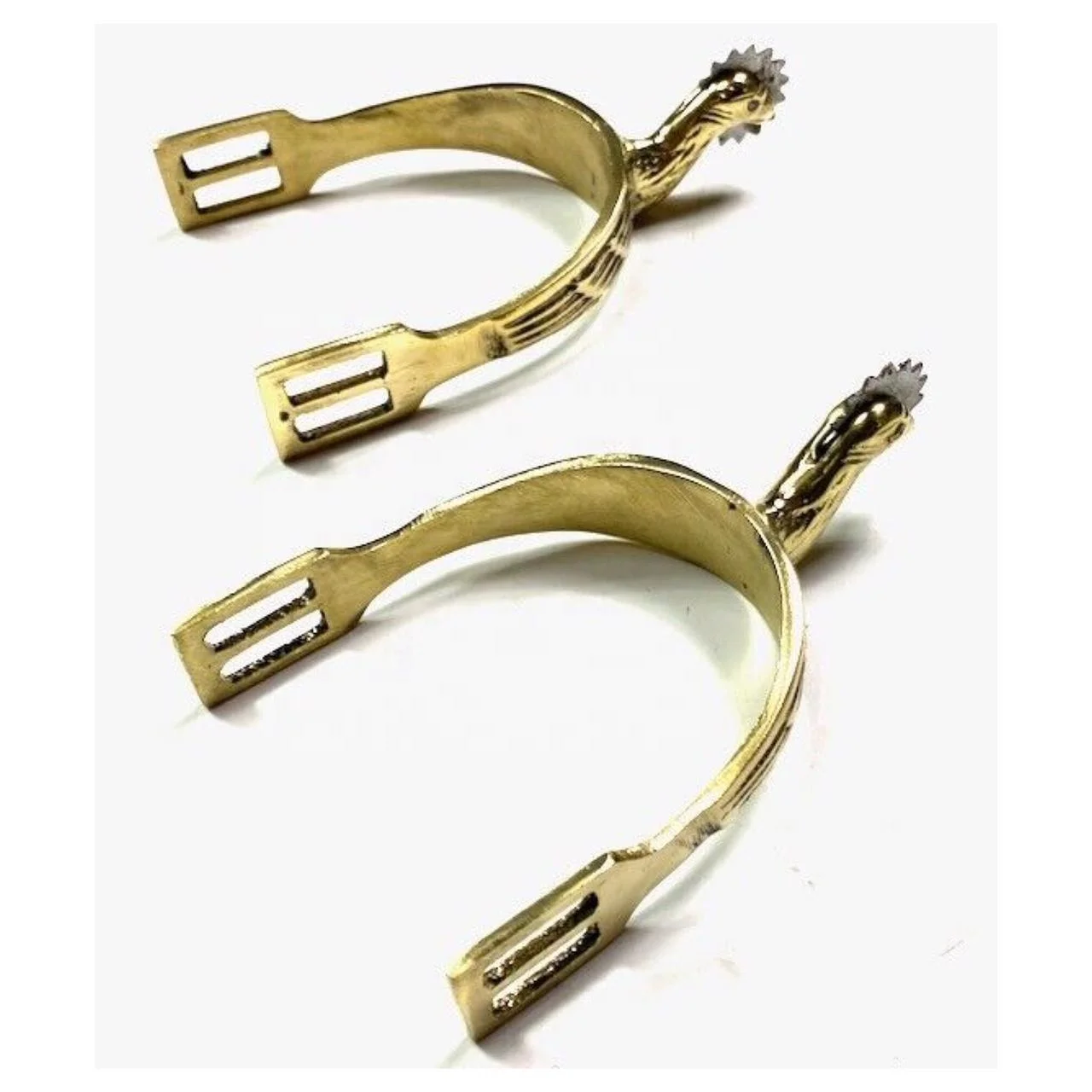 
Civil War Us Union Officer Eagle Head M1859 Cavalry Horse Boots Spurs 