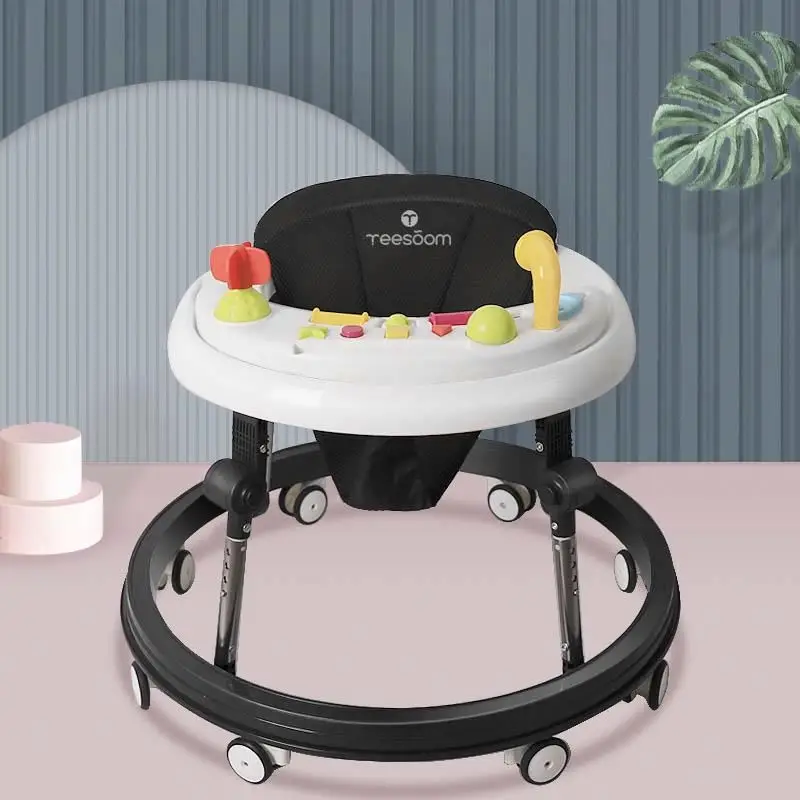 Hot Baby Walker With MusicBaby Rolling Child Walker Lightweight 360 Degree Rotating Baby Walker with Wheels
