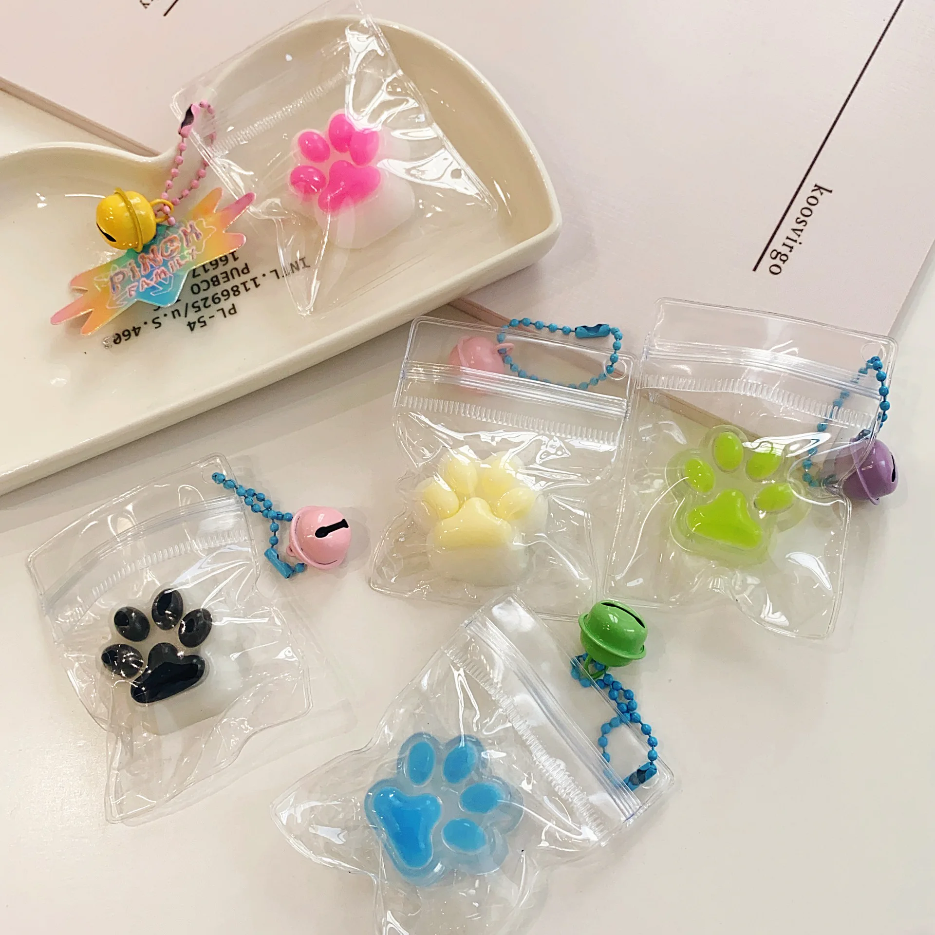 October New Mini Kawaii Animal Chicken Koala Taba Squishy Cute Keychain Dependent Bag Decoration