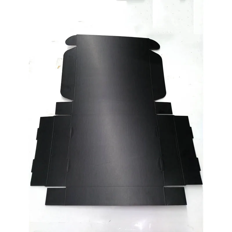
Custom Matte Black Shipping Box/Corrugated Folding Mailer Boxes/Singel Wall Cardboard Poster Paper Box Packaging 