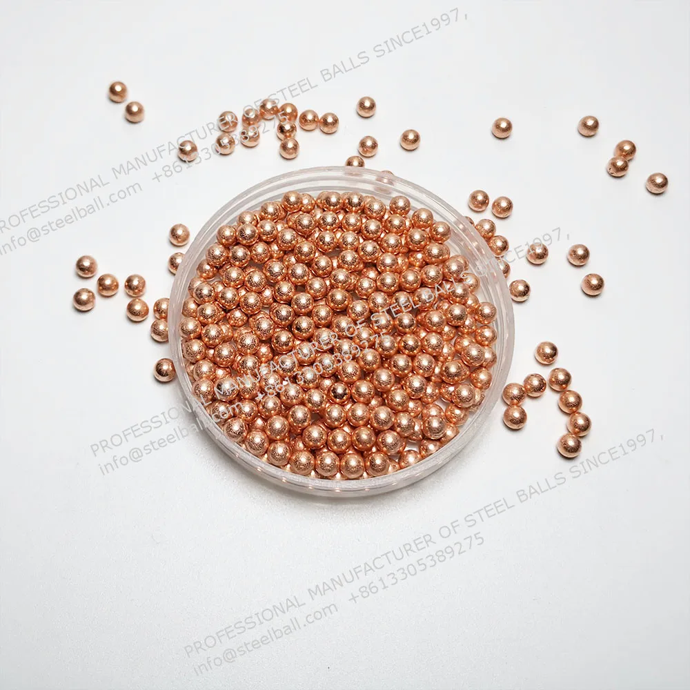 
China factory 0.5mm to 50.8mm solid copper balls 
