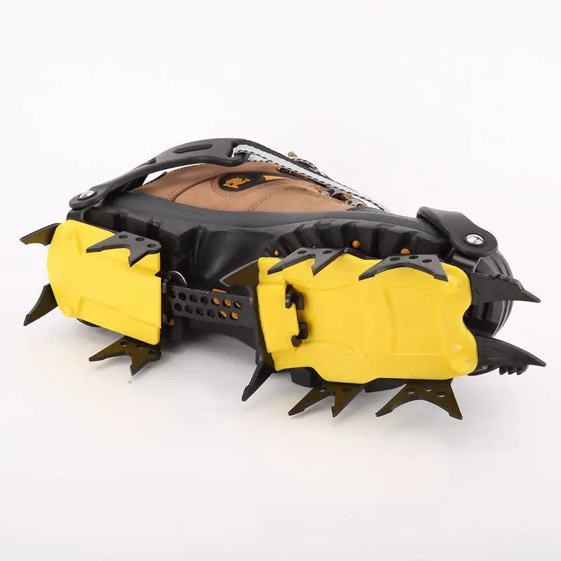 Professional 18 Teeth Ice Crampons Winter Snow Boot Shoe Covers Gripper Ice Cleats Anti Slip Spikes