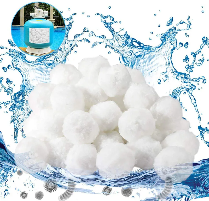 Pool Filterball Sand Replacement Polyester Eco-Friendly Aqua Fiber Ball Pool Filter Cleaning Ball
