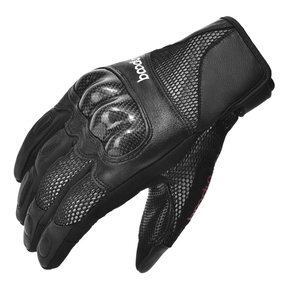 Custom Touchscreen Full Finger Knuckle Protection Anti Slip Motorcycle Racing Gloves