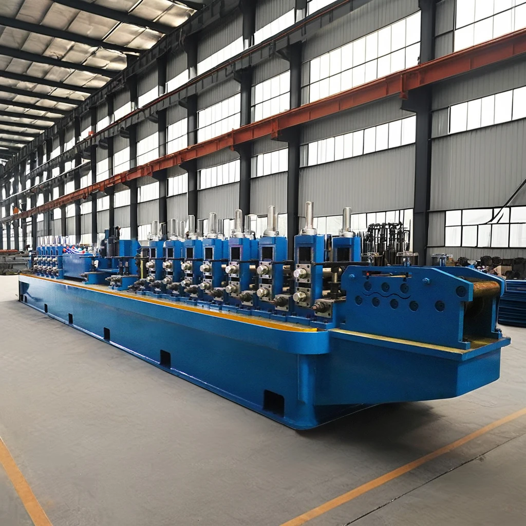 High Frequency Carbon Steel GI Pipe Making Machine Galvanized Tube Mill Machinery