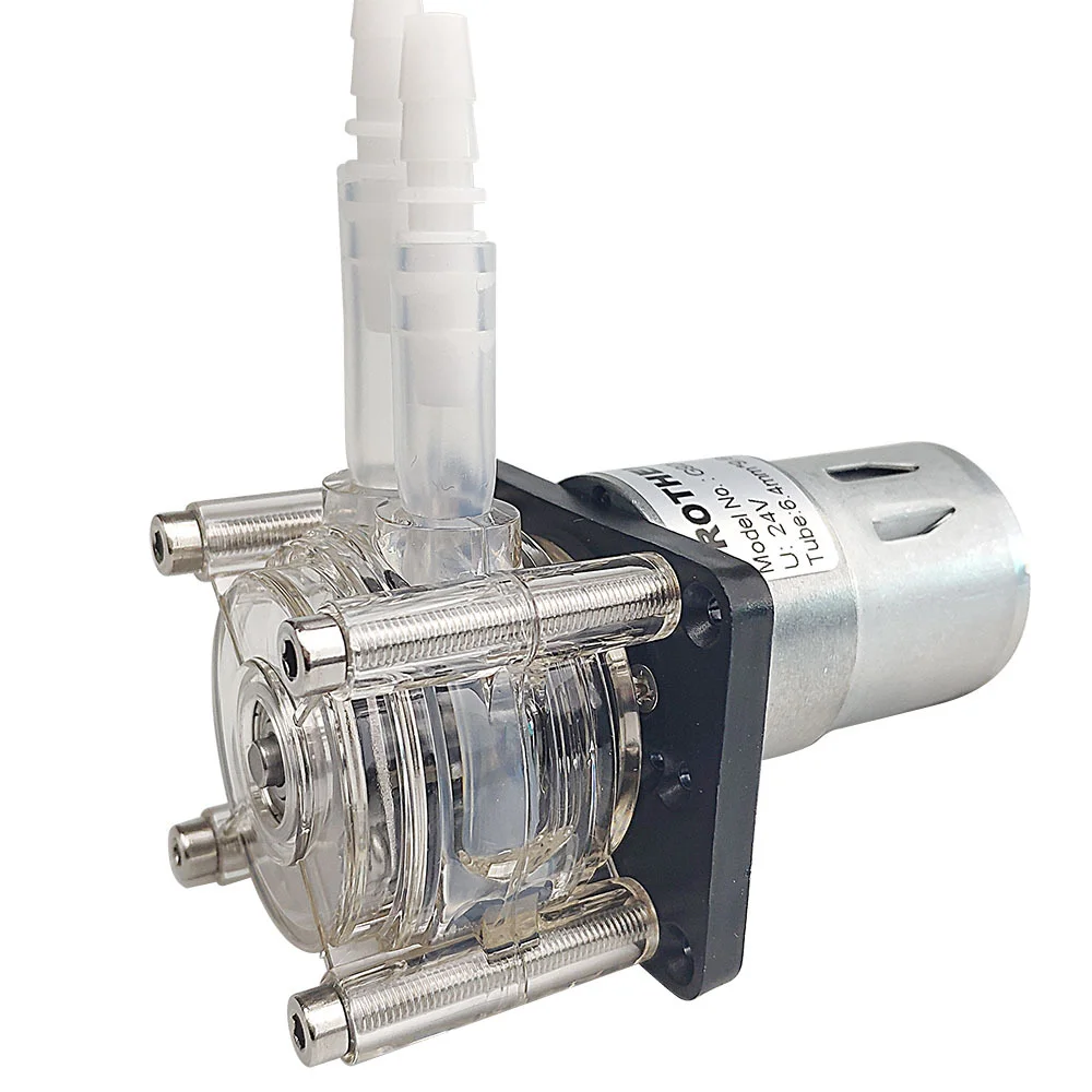 OEM ODM Large Flow Peristaltic Pump Easy Install Peristaltic Pump 12V/24V Metering Pump Vacuum Pump 500mL/min