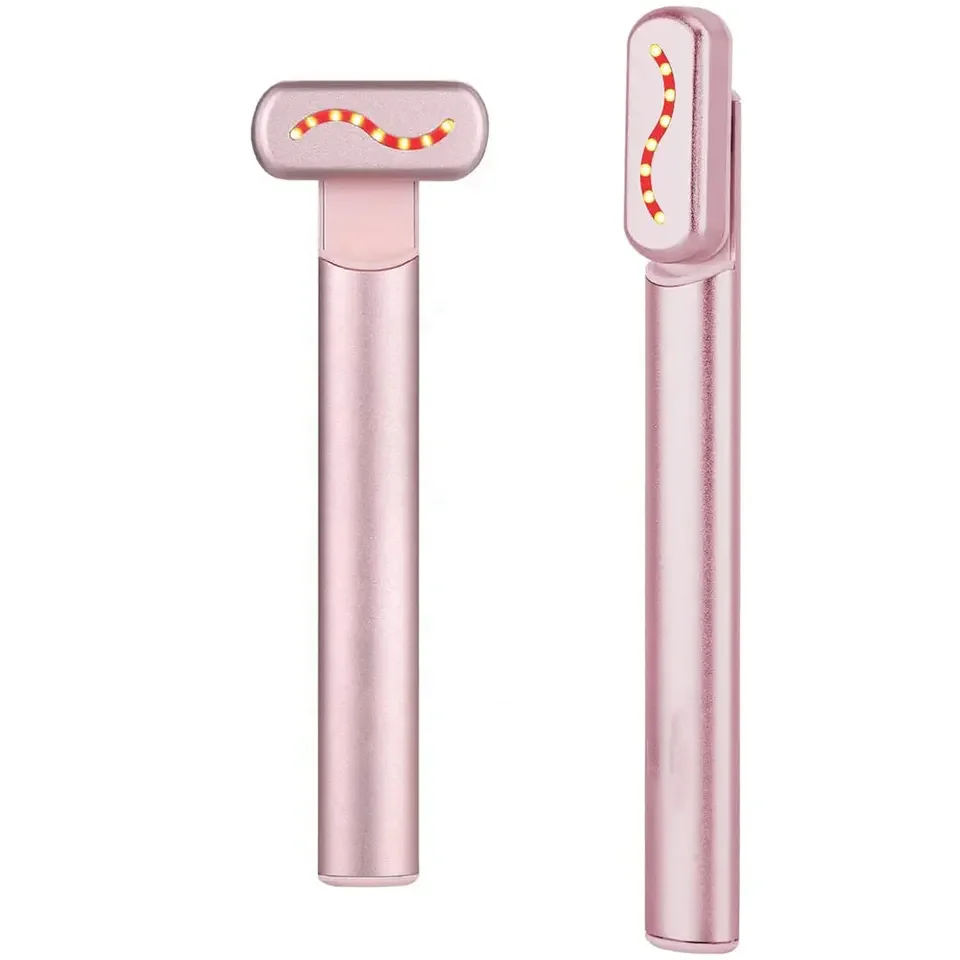 Advanced skin care wand LED Light Therapy Face EMS Facial Eye Beauty Massager Red Light Skincare Wand