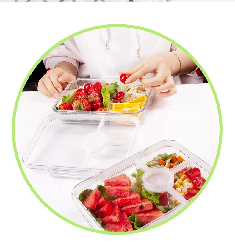 Wholesale BPA free safe portable thermal insulation lunch box Children LeakProof Bento Reusable Food Storage Containers