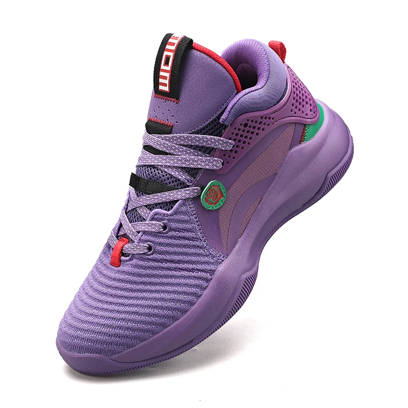 Suppliers Wholesale Men Fashion Sports Style Sneakers Non Slip Basketball Shoes