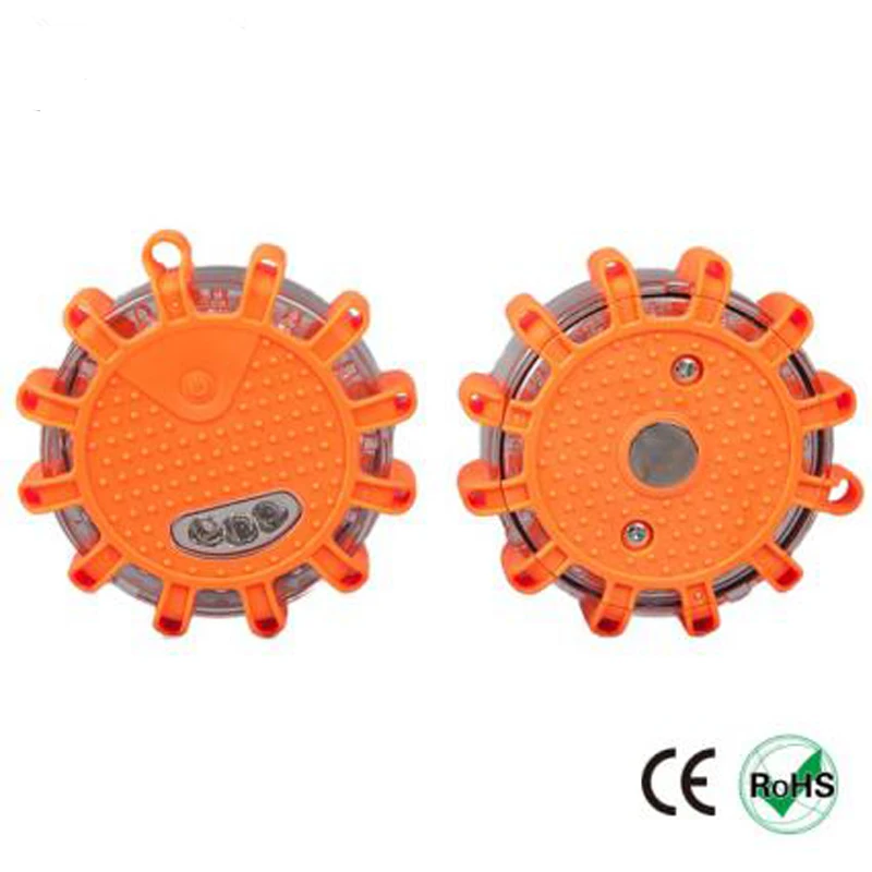  Waterproof Bicycle Warning Light Flare Emergency Road Disc Safety Flashing Roadside Beacon Tool