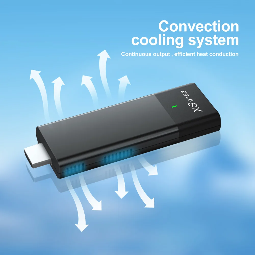 XS97 S3 Wholesale OEM/ODM XS97 Programmable Tvstick Allwinner H313 Iptv Stick Dual Wifi Android 10 4k Smart Tv Stick