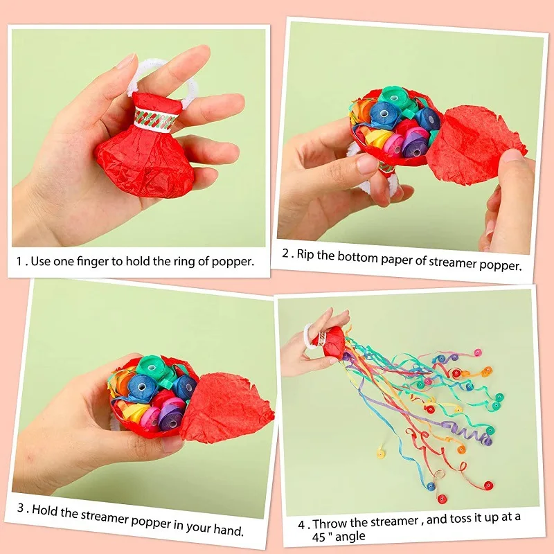 Wholesale Birthday Wedding Party Supplies Hand Throw Streamers With CPC Certificate Throw Ribbon Confetti