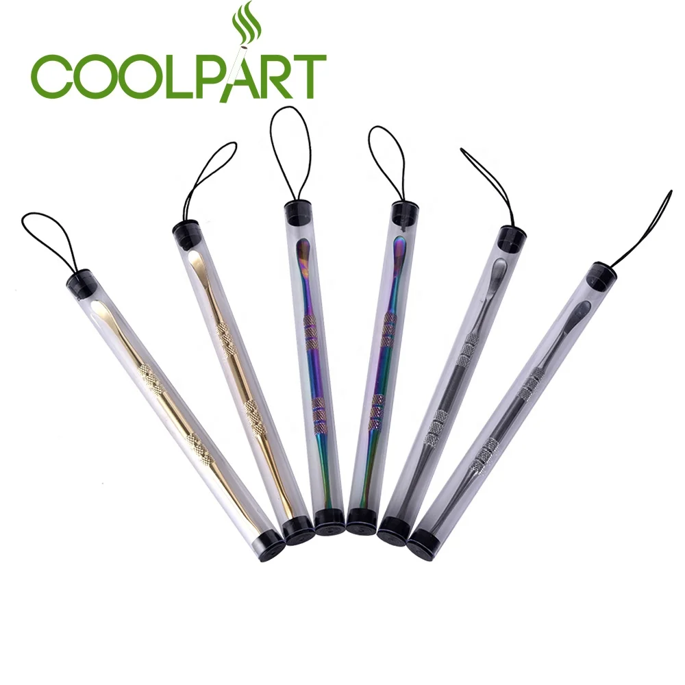  Пользовательский инструмент Dabber с пластиковой трубкой Dab Rig восковой испаритель для