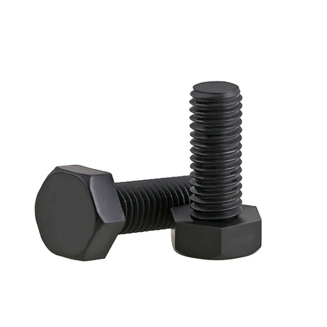 Black plastic screw Nylon outer hexagonal insulated bolt Plastic screw M6~M24