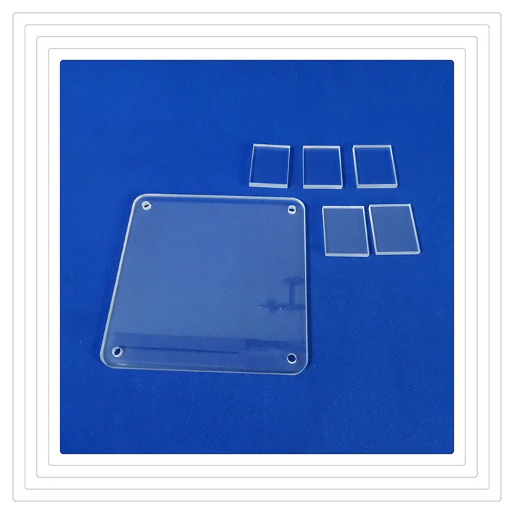 Пользовательские высокое качество квадратный прозрачный кварцевый лист