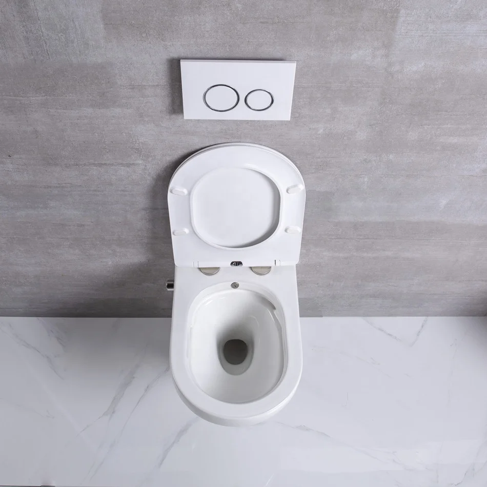 Modern CE Rimless Bathroom Ceramic Toilette Sanitary Ware Toilets Wall Hung Mounted Chinese Wc Suspendu Toilet Bowl