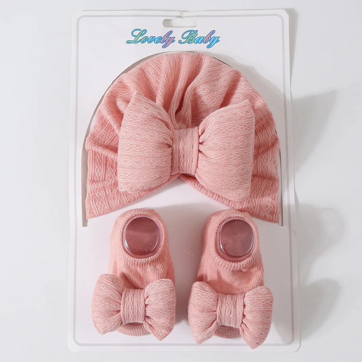 wholesale cotton Summer Sweet Baby Boy And Girl Shoes newborn baby 0 To 1 Year Bowknot Baby Hat socks gift Set Popular