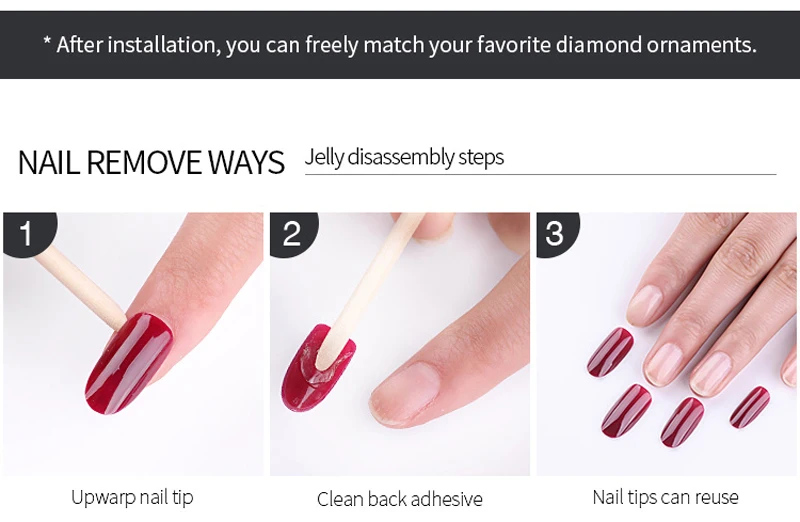 Fast Shipping Full Cover  Press On Nails Tips High Quality New Colours Fake Nails