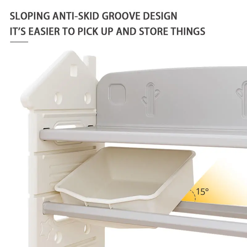 bookshelf and toy organizer for kids large capacity storage widen shelf space storage more house multi functional storage rack