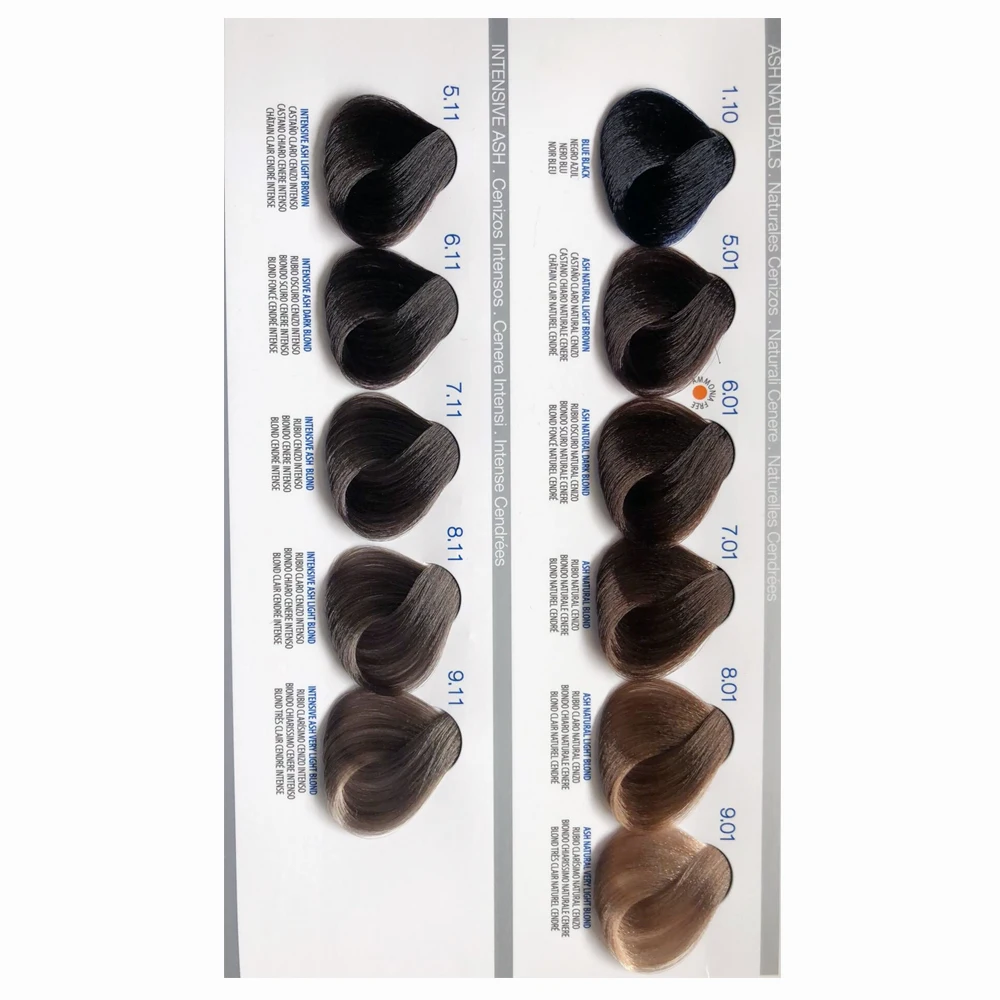 2018 Hot Selling Salon Hair Dye Hair Color Chart