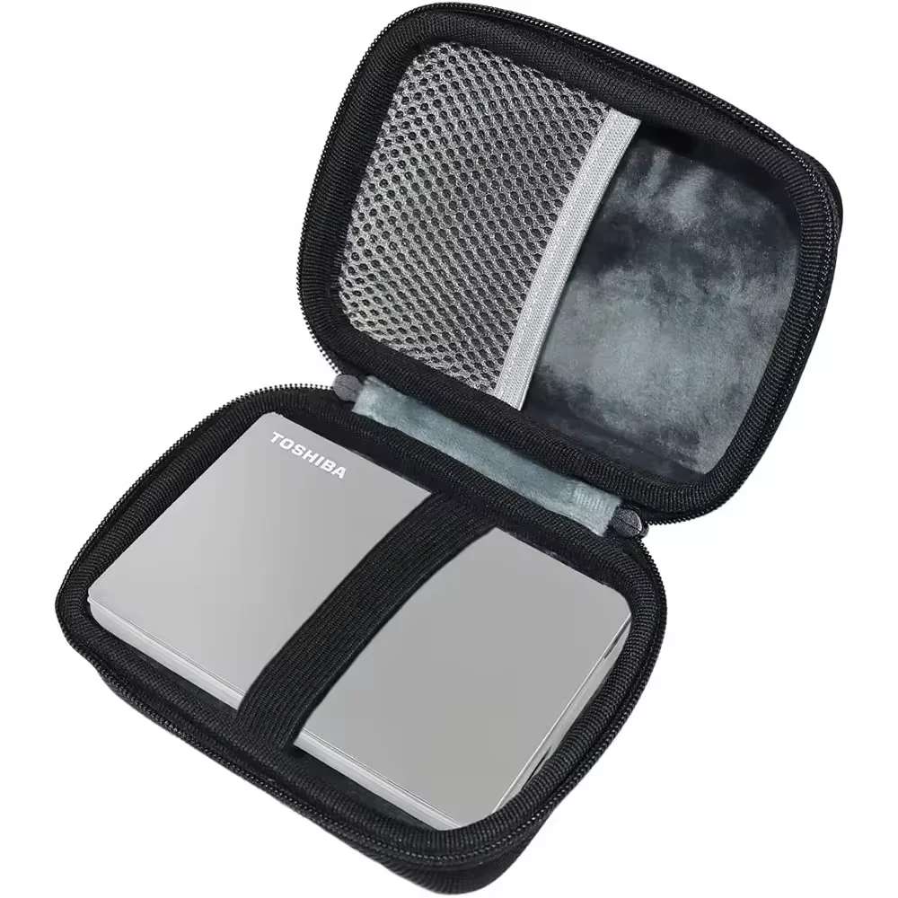 Hard Shell EVA Case Zipper Hard EVA Case Carrying EVA Hard Case for Toshiba Hard Drive